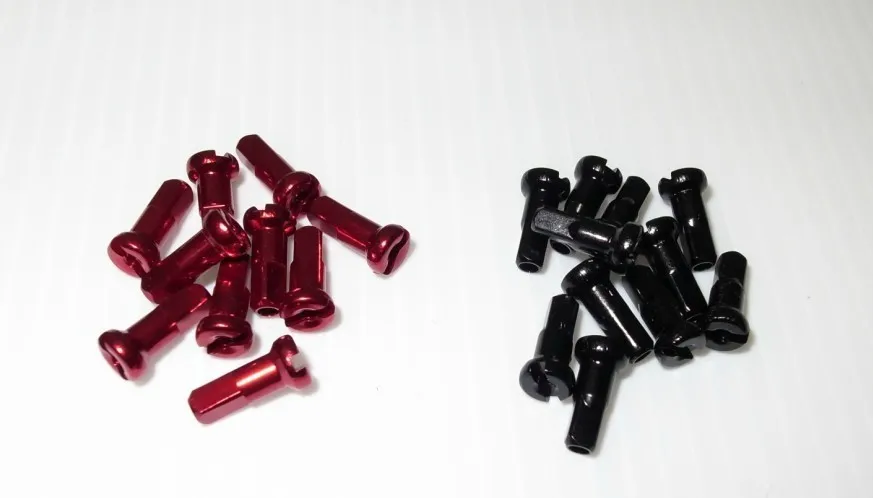 

72pcs Alloy AL7075 Nipples BN14 Round Head Red/Black Anodised MTB BMX Road Bike Wheel Spoke Nipples 2.0MM14G Accessories