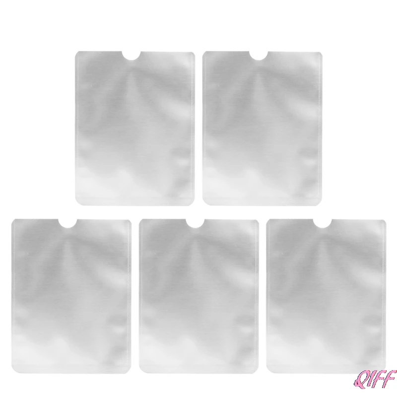 

5Pcs/Lot Passport Secure Sleeve Holder Anti Scan RFID Blocking Protector Cover