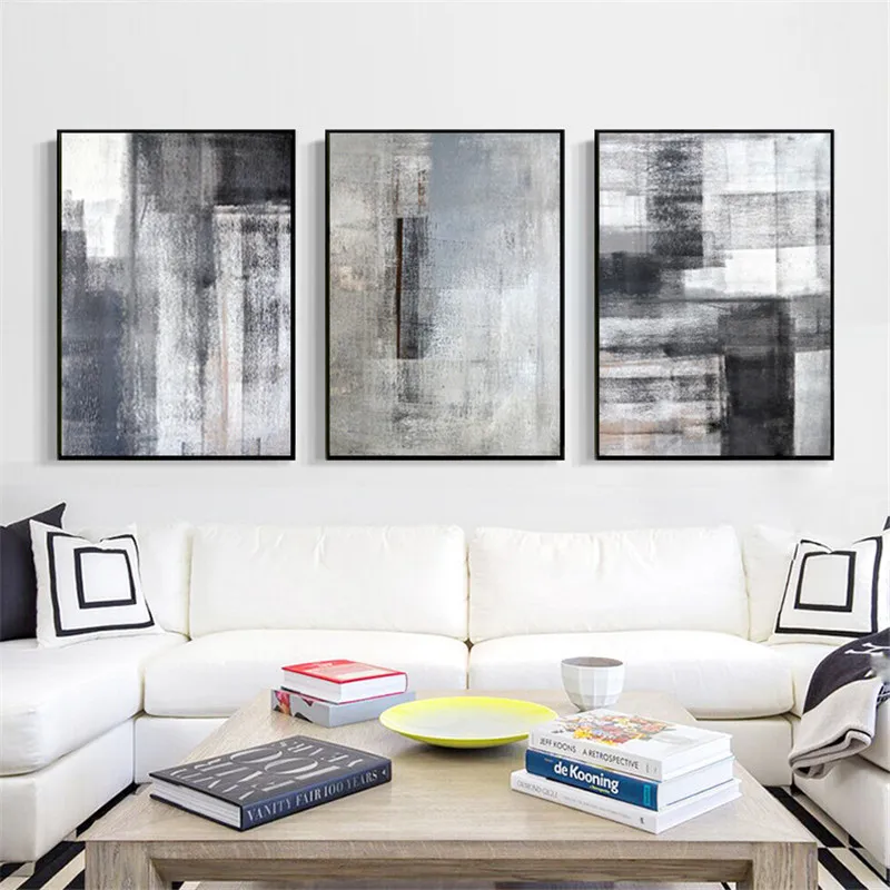 

Nordic Posters Nursery HD Print For Baby Room Painting Abstract Black Gray Line Wall Art Canvas Picture Kids Bedroom Decoration