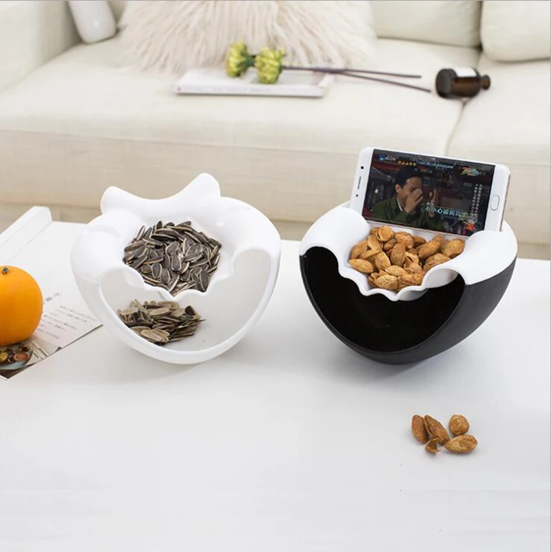 Home Creative Storage Box Banana Shape Snack Plate Melon Nut Box