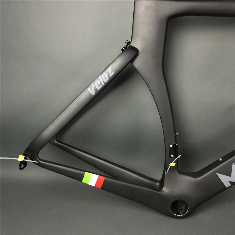 Best Road Bike Full Carbon Frameset carbono fiber frame black blue high strength size 48/51/54/56/58cm glossy/matte UD surface 5