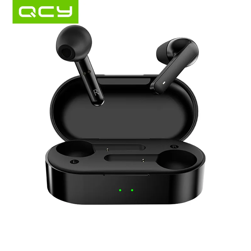 

In sale QCY T3 TWS Wireless Bluetooth 5.0 Earphone HiFi AptX 4 CVC DSP Noise Cancelling Smart Touch Earphone With Charging Box