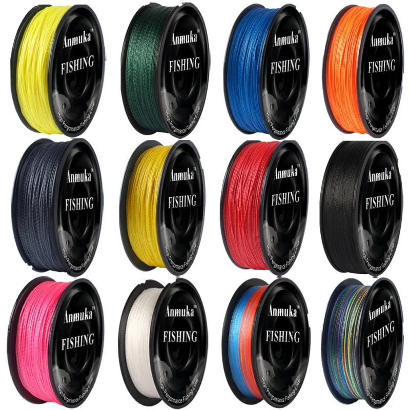 

Lida Fish Brand 8 colors 100 meters PE Line 0.1-0.5mm 3.6-36LB 4 Strands Braided Multifilament Fishing Line line braiding line