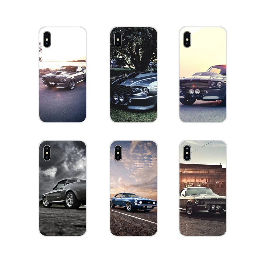 

TPU Skin Case For Huawei G7 G8 P7 P8 P9 P10 P20 P30 Lite Mini Pro P Smart Plus 2017 2018 2019 New 1967 Ford Mustang Shelby Gt500
