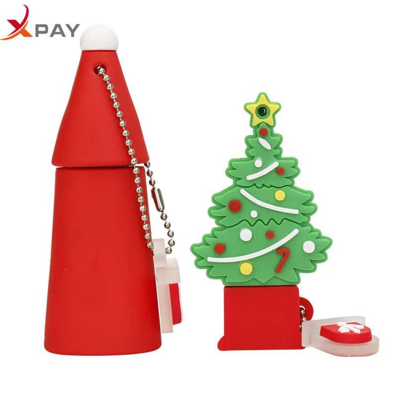 

Santa Claus pendrive Silicon usb flash drive 32gb 2.0 flash memory 128GB 64GB 16GB 8GB 4GB pen drive Christmas Series flash disk
