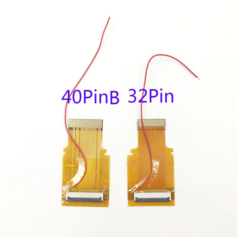 Para Nintendo GameBoy Advance pantalla LCD para GBA SP AGS 101 Highlit pantalla LCD OEM retroiluminada más brillante con 40pin 32pin cable plano - 6