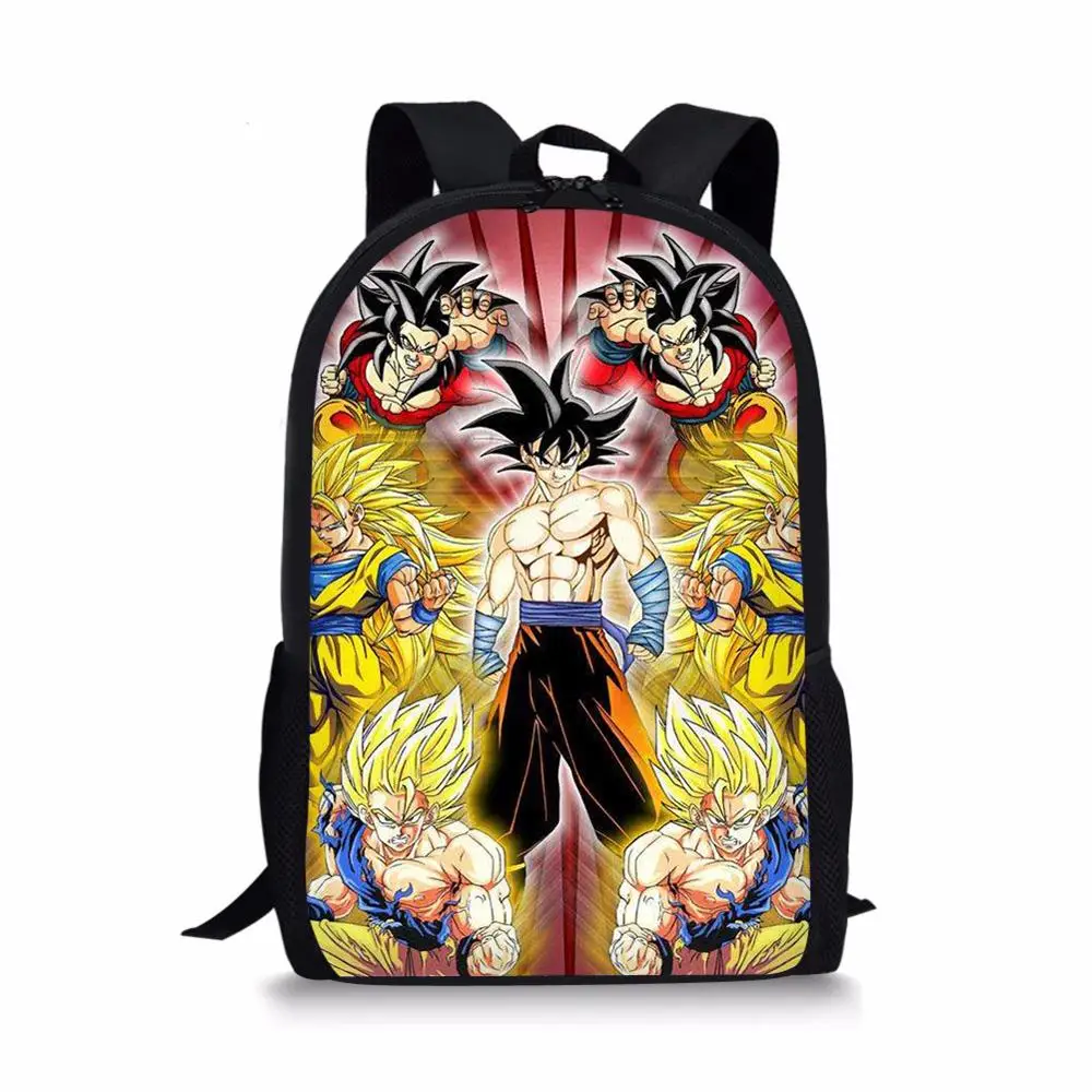 Thikin Dragon Ball Студенческая школьная сумка для девочек рюкзак для подростков школьные принадлежности пакет хозяйственная сумка женская Mochila