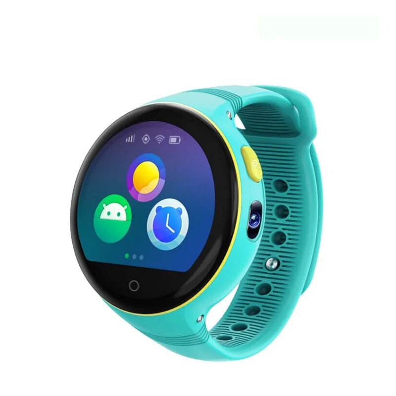 Children Smart Watch New HD 3D Round Screen Camera Positioning GPS Meter Step Standby Smartwatch Baby Watch Phone