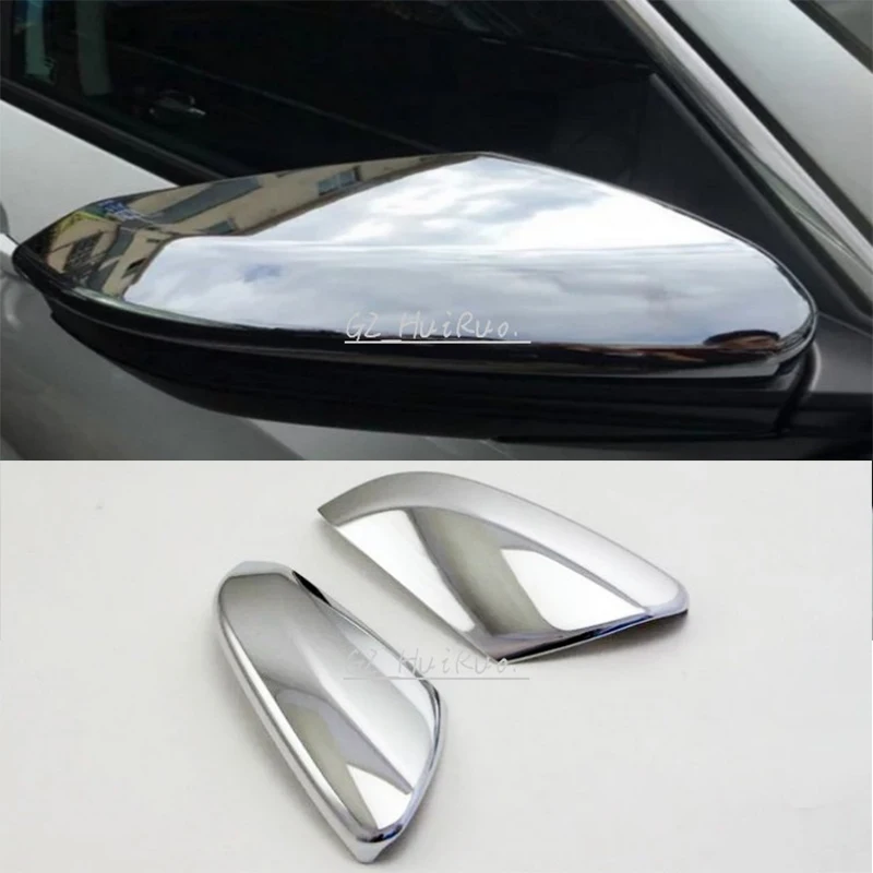For Honda Civic 10th Gen 4dr 2016-2017 Chrome Front Fog Light Ring Cover Trim