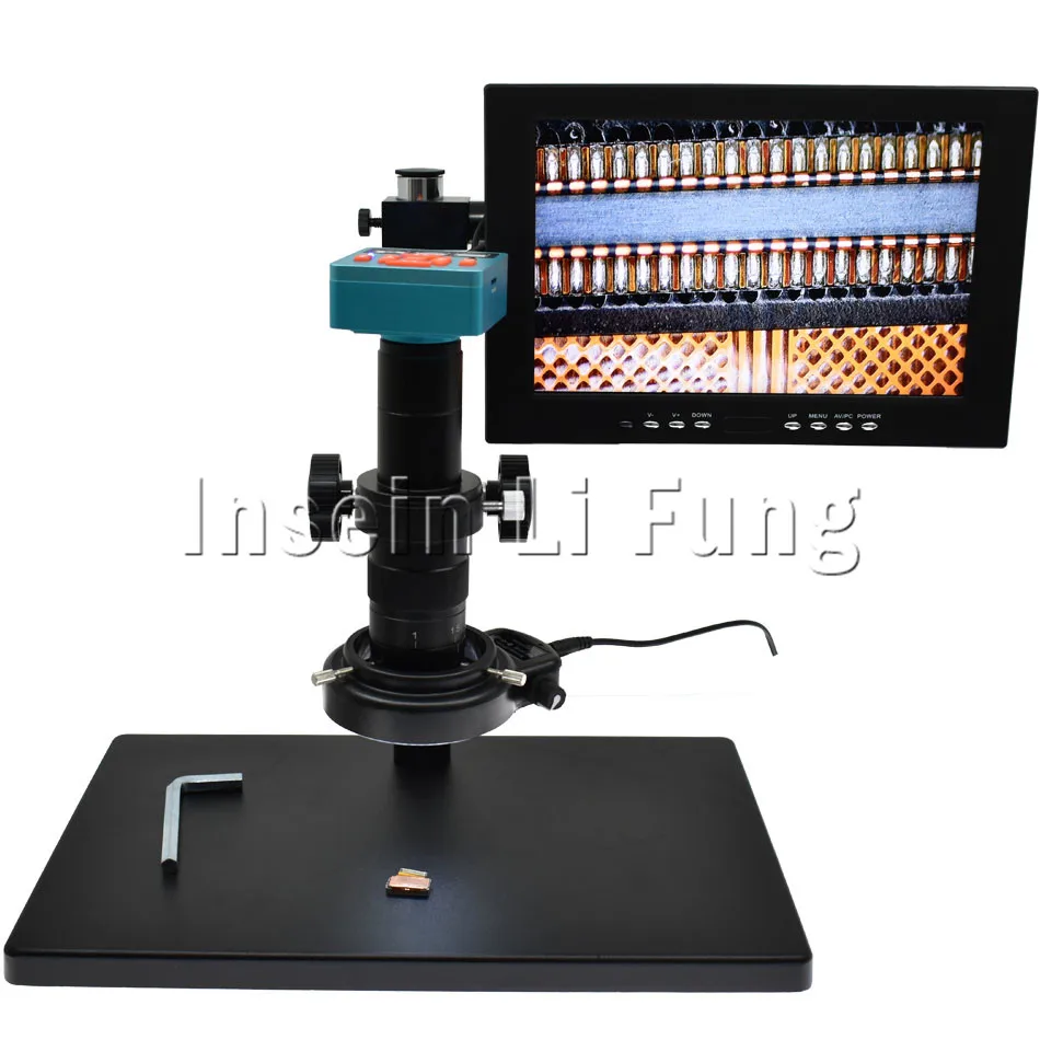 Full HD 28MP 1080 P 60FPS HDMI USB Uitgang Industrie Microscoop Video Camera + Grote Size Bracket + 180X 300X c-mount Lens + Lichtbron Full HD 28MP 1080 P 60FPS HDMI USB Uitgang Industrie Microscoop Video Camera + Grote Size Bracket + 180X 300X c-mount Lens + Lichtbron