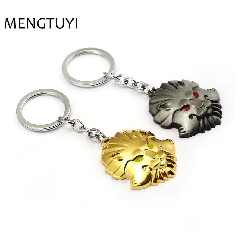 J store DOTA 2 медальон мужества подвеска брелок с золотой головой льва металлический