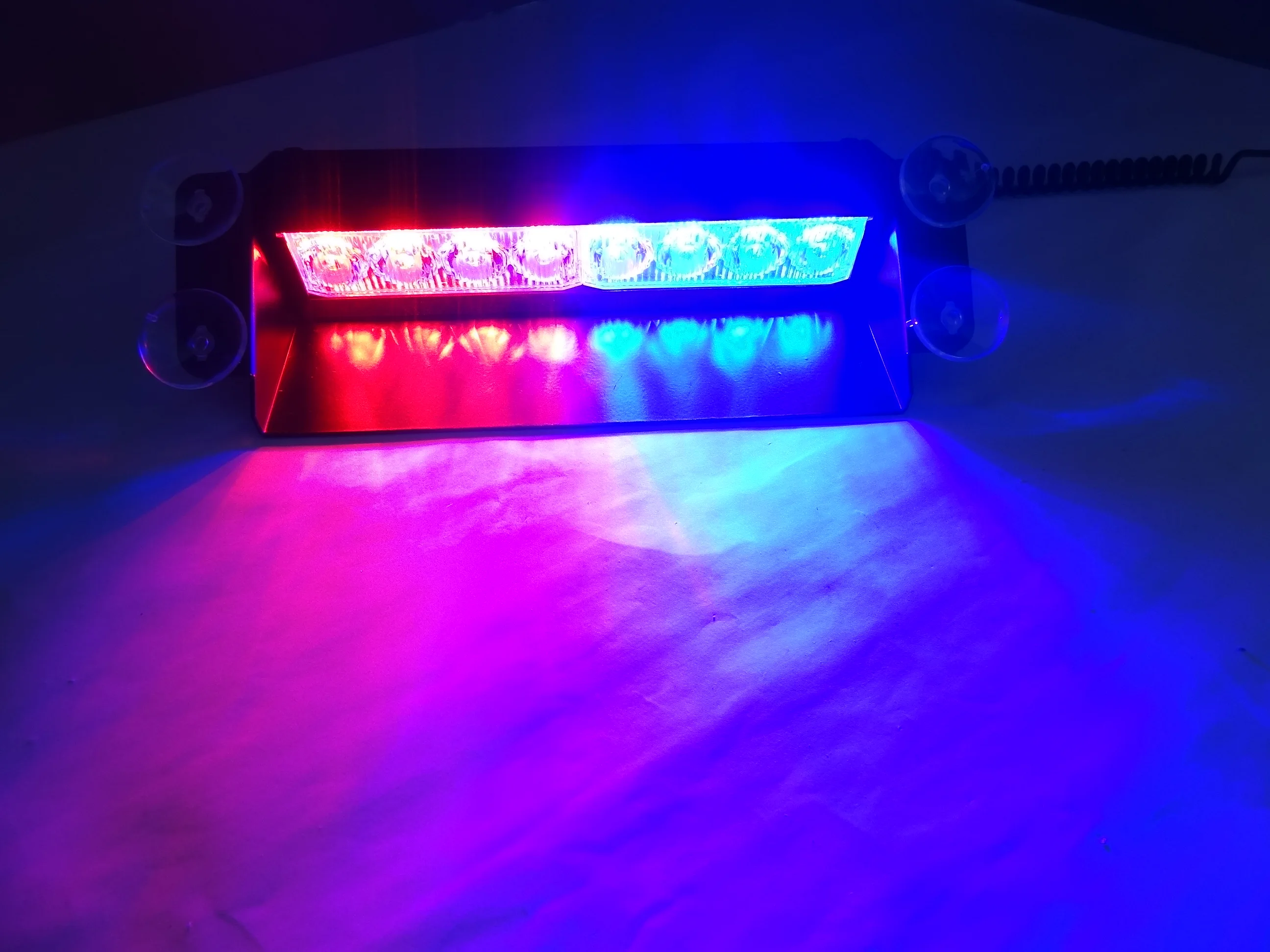 8 светодиодный 12v Вт красный/синий/зеленый/янтарный огни для полицейской машины
