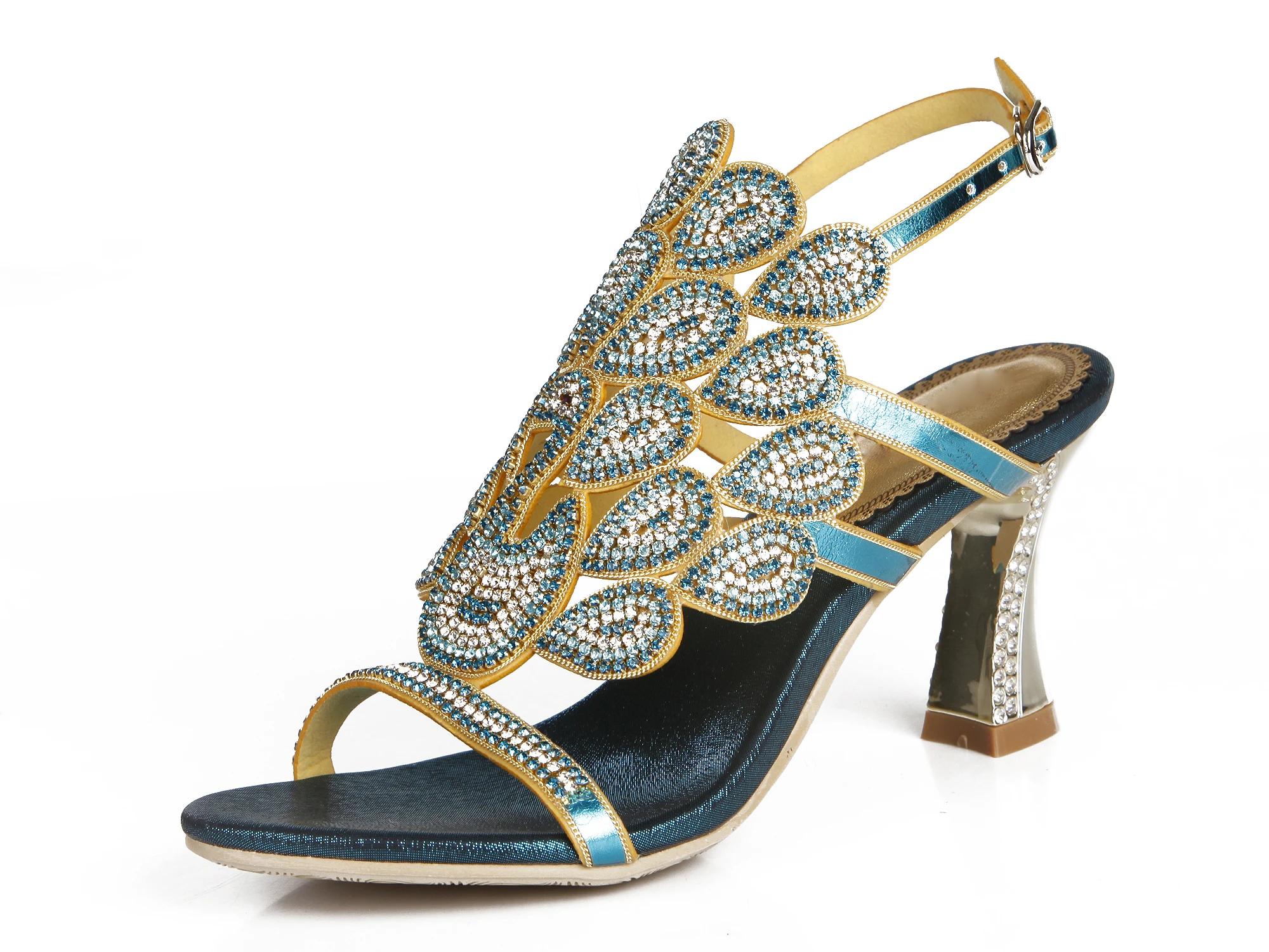 patterned high heels