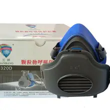 Угольная Пылезащитная маска против промышленной пыли дышащая анти-полированная цементная пыль маски Рабочая с 5 шт бумажные фильтры
