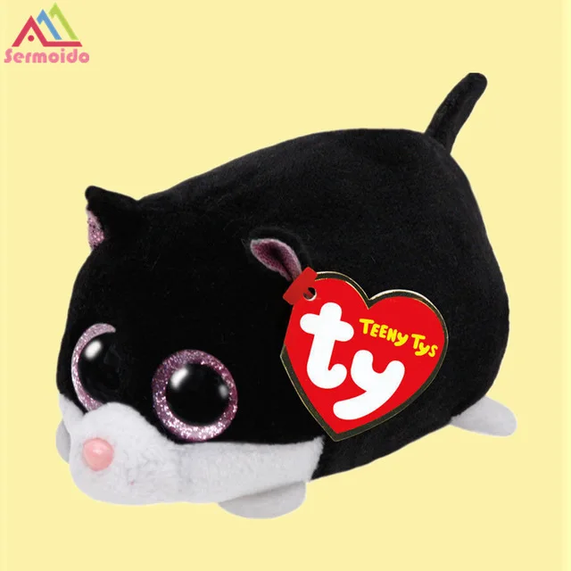 TY Beanie Boos Teeny Tys 10cm Unicorn Fox Dog Owl ICY White Seal Cat Fish Dragon Rabbit Cow Plush Toy Doll Christmas Gift