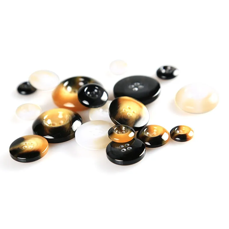 

30pcs 15mm-30mm resin four eyes button for shirt sweater overcoat button garment accessory DIY craft clothing suit caffe buttons