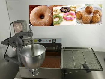 

CE Automatic Dropping Electric ring donut machin;ball donut maker machine,hand operate flower Doughnut Maker with 3 mold