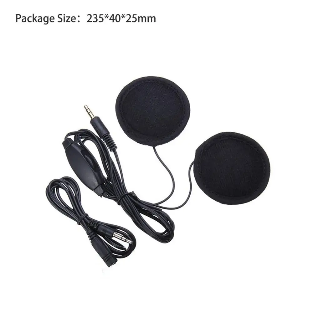 3.5mm Microphone Motorcycle Helmet Stereo Earphone Motorcycle Riding Equipment