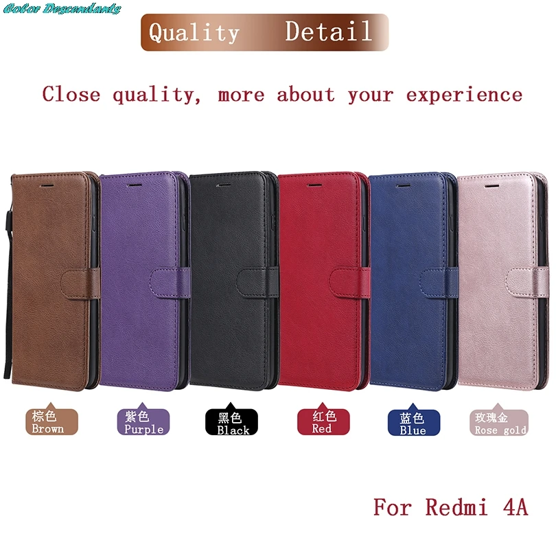 Флип кожаный чехол для Xiaomi Redmi 4A случае Coque 4X5 плюс S2 Y2 Note 4 4X 5A y1 Чехол