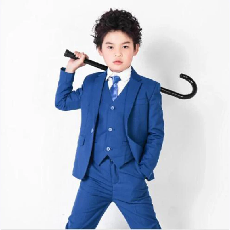 jungen Kind Kinder Kleidung Blue Gesetzt Formal für Button Anzug 07 Royal 20OFF One Kerbe US57 Formale Revers anzüge Blazerjacke hochzeit 0nOwkXP8