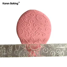 Винограда с рельефным рисунком торта тиснением отделочных работ прозрачный акрил с рисунком Скалка-A246