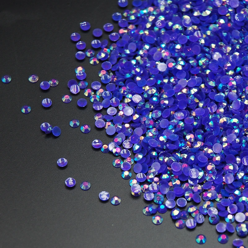 Buy SS6 2MM Size Dark Purple AB Resin Rhinestones For