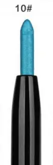 Водонепроницаемый автоматический поворот жемчужные тени-карандаш для век лежащий Шелкопряд карандаш - Цвет: bright blue