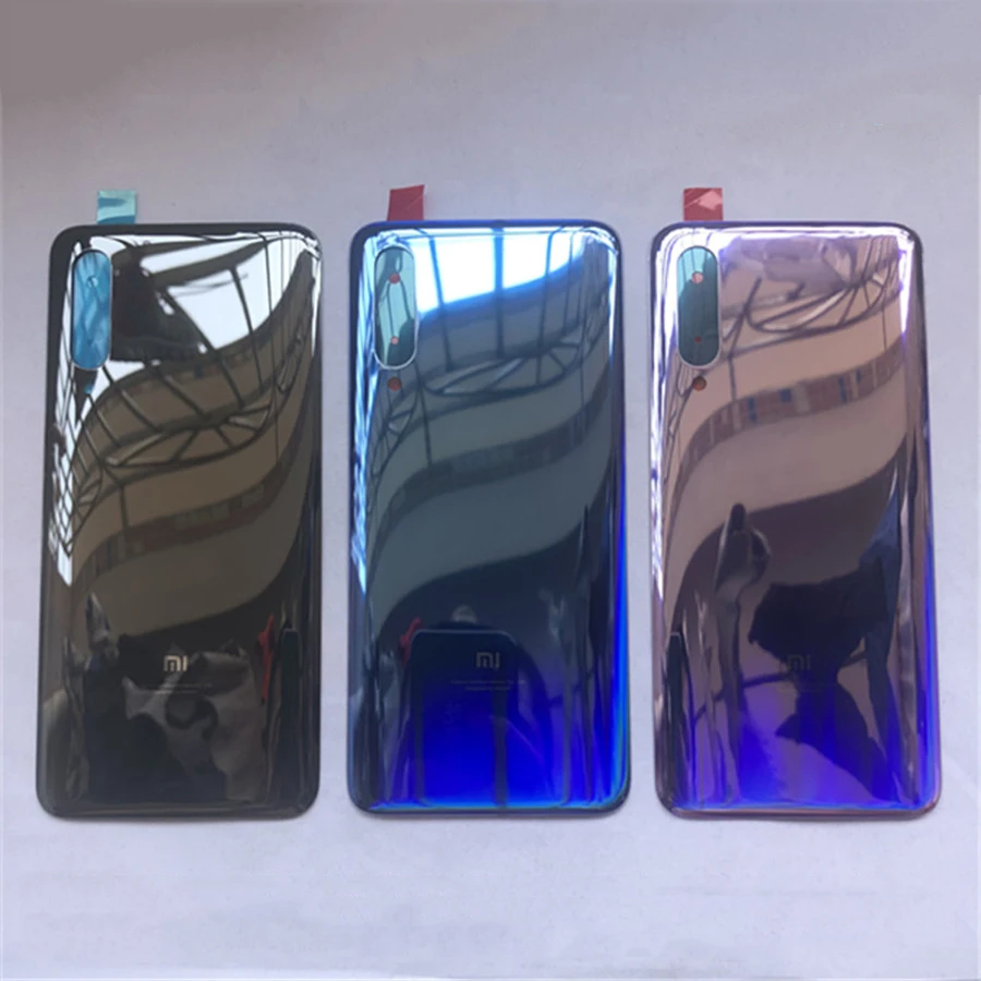 

MI9 100% Original Gorilla Glass 5 Back glass Cover For XIAOMI MI 9 , Back Door Replacement Hard Battery Case, Rear Housing Cover