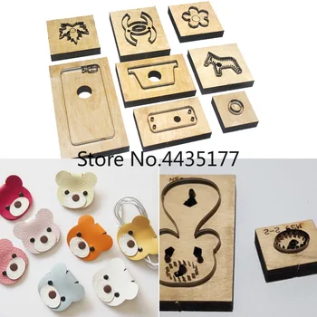 

Japan Steel Blade DIY leather Template craft die cutting animal bear head wire organization collection leathercraft Tool Set