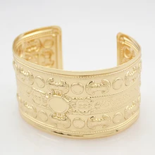 Викторианский Египетский Римский Золотой парчовый дворцовый браслет в виде скульптуры ювелирный браслет-манжет аниме медь