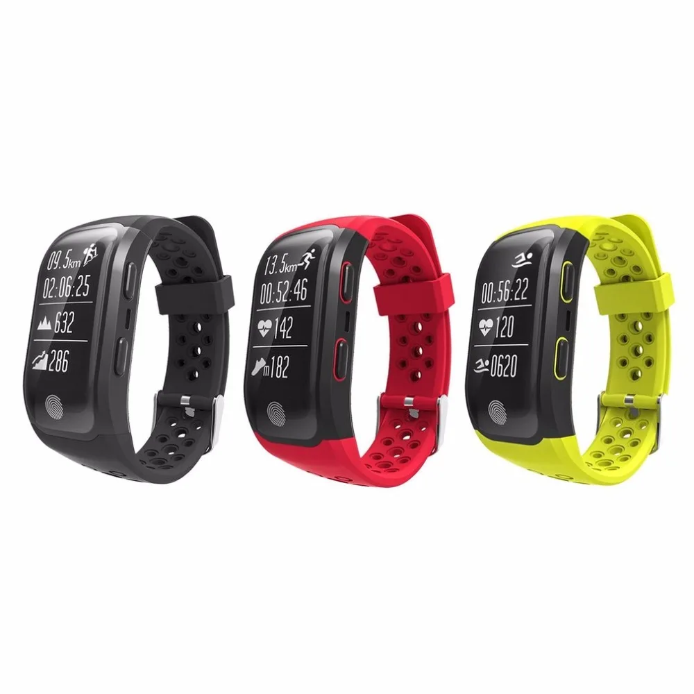 

IP68 Waterproof GPS Smart Wristbands Sleep Heart Rate Monitor OLED Touch Screen Pedometer Sport Smart Wristband For iOS Android