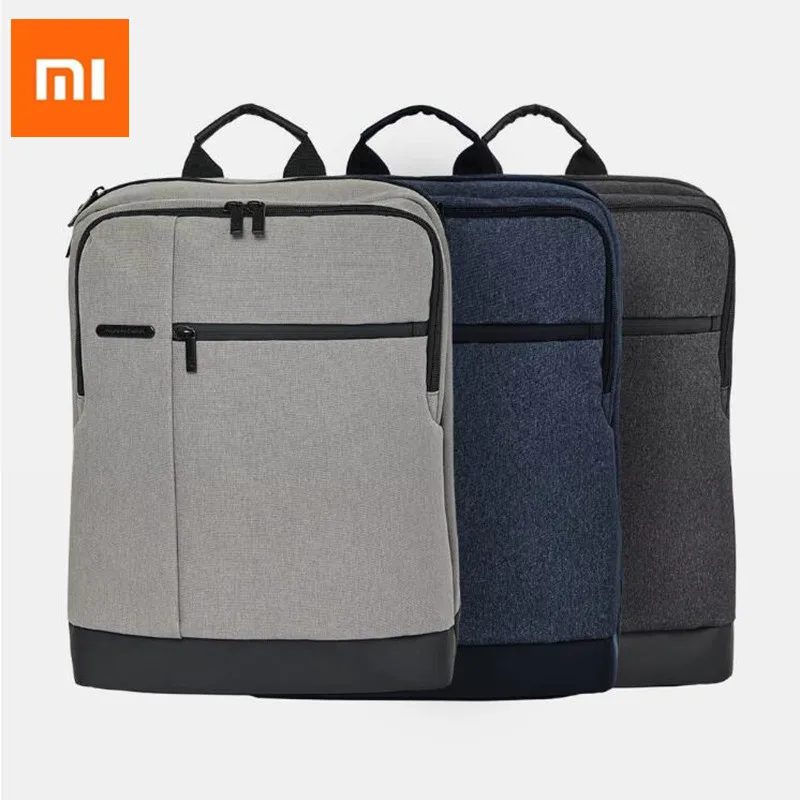 2019 Xiaomi 90FUN Классический Водонепроницаемый рюкзак для ноутбука 15 6 дюйма мужские