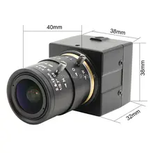 CCTV Security Mini VGA 640X480P CMOS OV7725 UVC USB Web camera with 2.8-12mm Manual Varifocal lens for ATM Kiosk Surveillance
