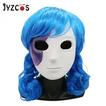 JYZCOS New Game Sally Face Mask Wig Sally Cosplay Latex Mask Halloween Party Costume for Adult Women Men цена JYZCOS New Game Sally Face Mask Wig Sally Cosplay Latex Mask Halloween Party Costume for Adult Women Men цены онлайн