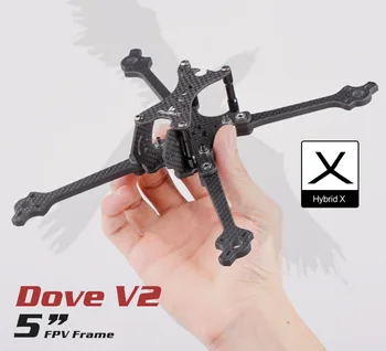 

iFlight Dove V2 5 inch 212mm FPV Racing Frame with 5mm arm compatible 2207 2306 2205 Brushless motor HQ Propeller for FPV Racing