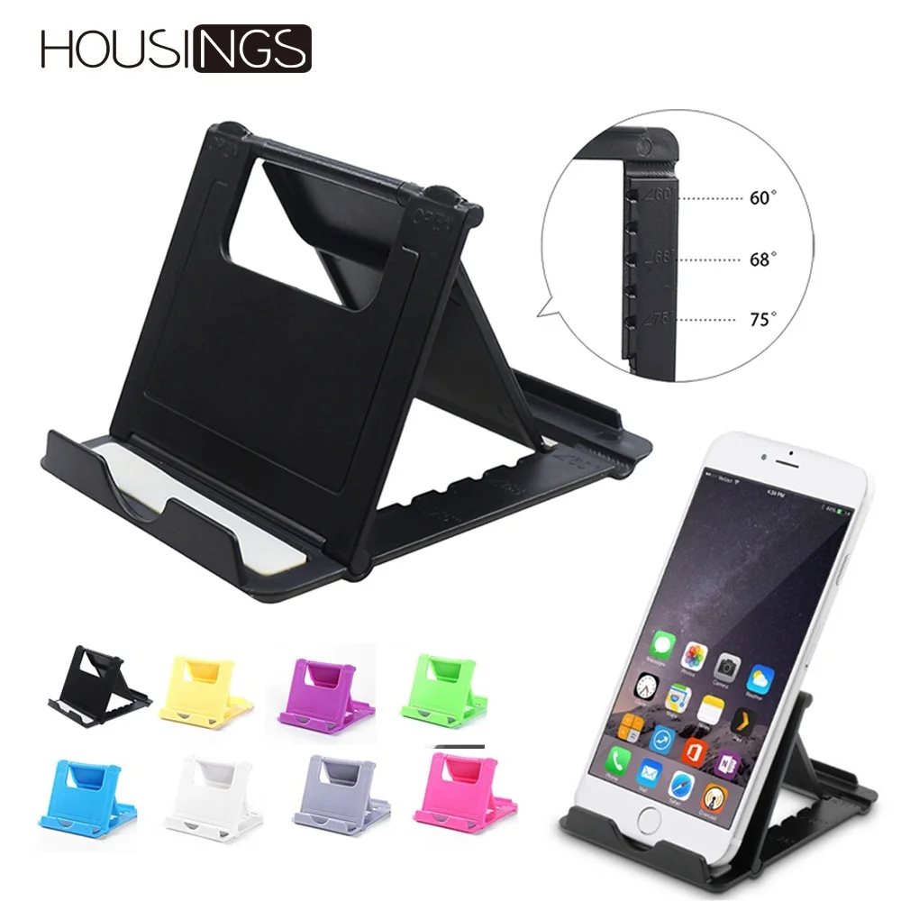 

Foldable Mobile Phone Holder Stand Universal Portable For Smartphones Multi-angle Adjust Lazy Desktop Stand For iPhone 7 Bracket