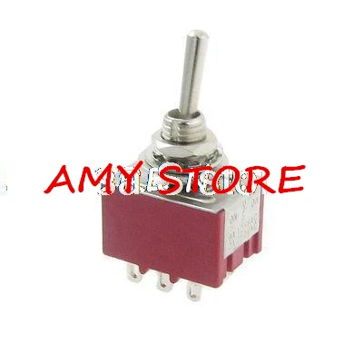 MTS 303 2A/250VAC 6A/125VAC 9 контактов ВКЛ ВЫКЛ 3 пути 3P2T 3PDT миниатюрный тумблер|switch switch|switch