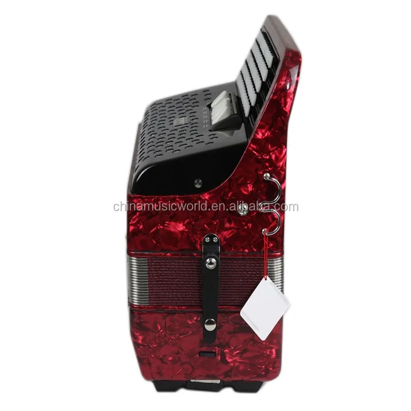Afanti Super popular 72keys 96Bass Red Piano Accordion AFA-56 button accordion sale