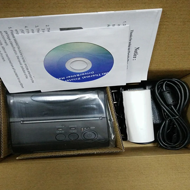 Портативный термопринтер для чеков с поддержкой Android и Bluetooth 80 мм|printer android|android