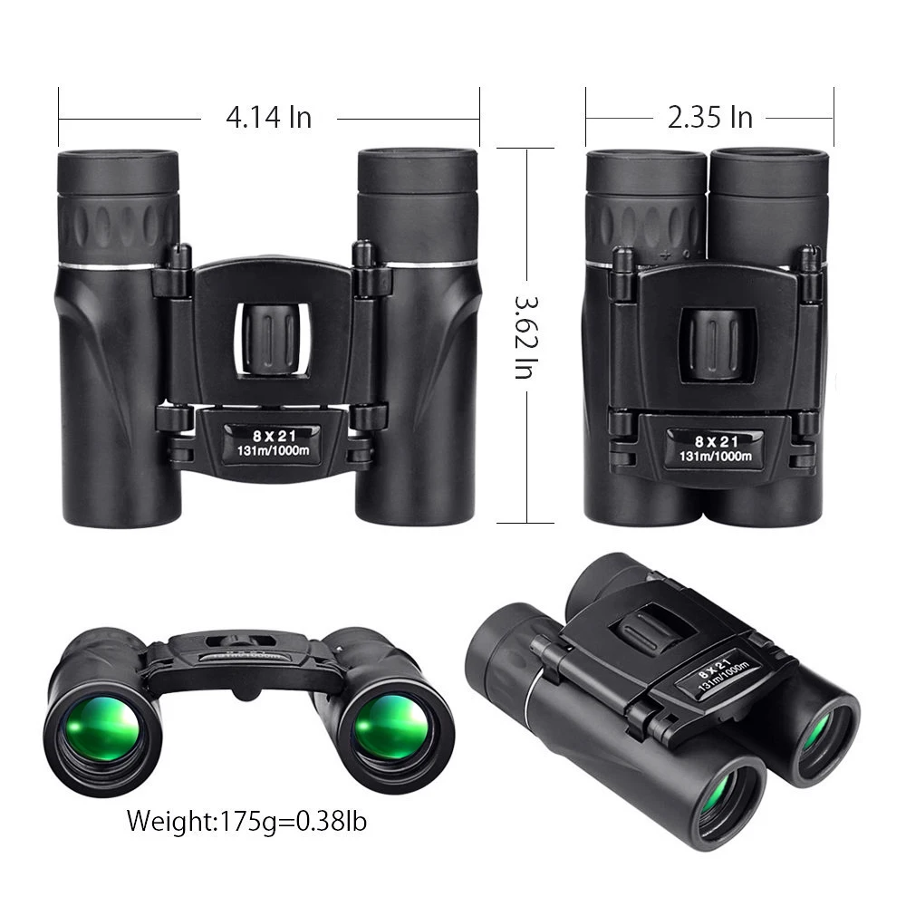 “ Profissional com Bolsa de Couro Spyglass Monocular Visão Monocular Telescópio