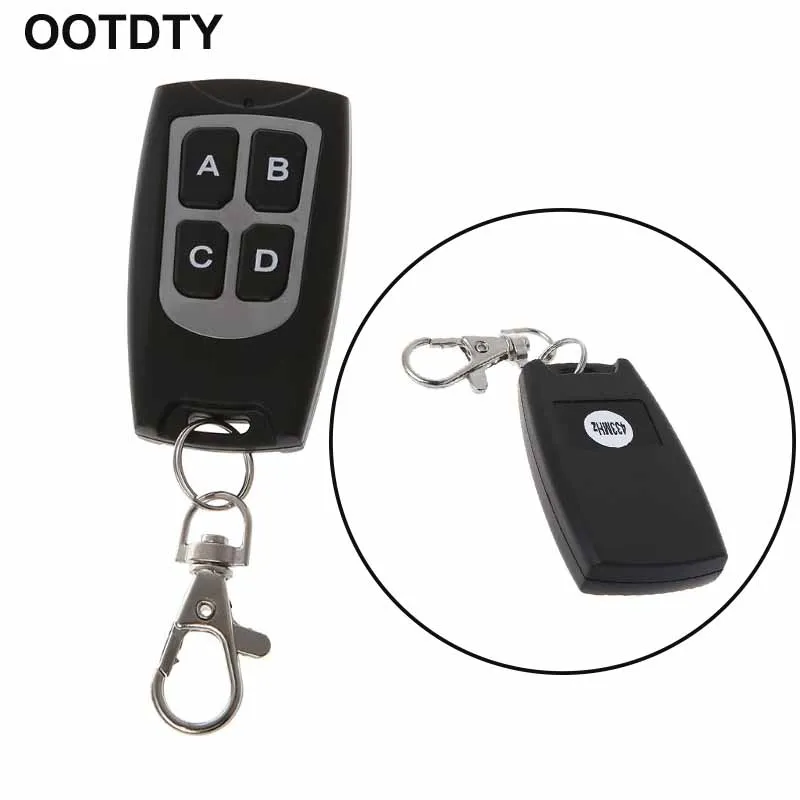 

Remote Control Waterproof Four-button Smart Copy Controller Wireless Transmitter Garage Door Opener Switch 315MHz 433MHz