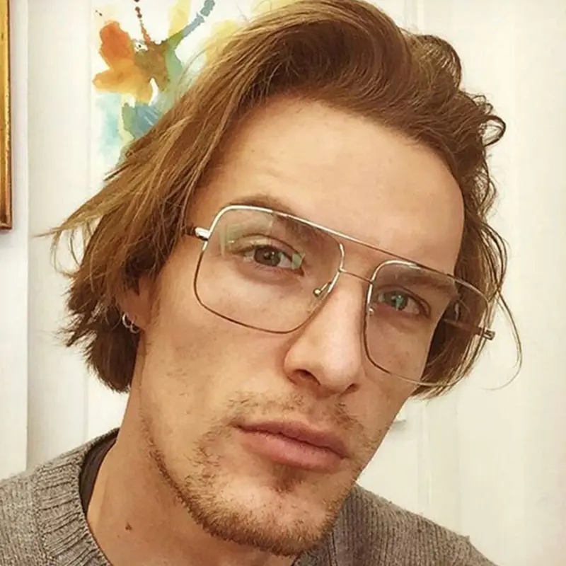 unisex big square sunglasses women men 2019 trending products transparent ladies sun glasses moda oculos de sol masculino
