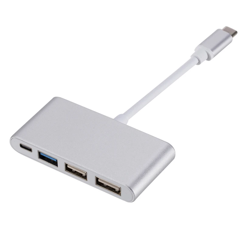 Asunflower type C конвертер USB C концентратор для MacBook Air 13 адаптер USB C к USB 3,0 2,0 PD Зарядка 4 порта USB C концентратор type C разветвитель