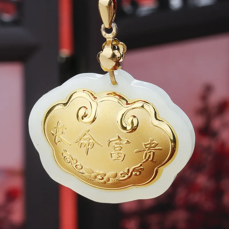 

2019 New Cluci Cage Pendants Asg Quality Goods Wholesale Inset Jades Hetian Thickening With Natural Changmingsuo Baby Children