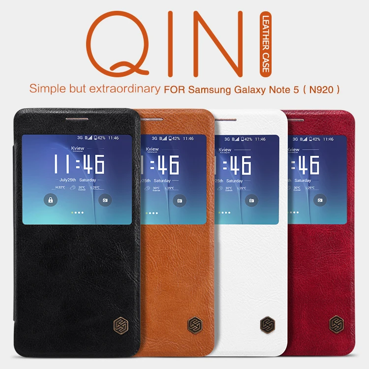 Чехол для Samsung Galaxy Note 9 Nillkin Qin Business Note9 откидной кожаный чехол 8 7 5 FE Роскошный