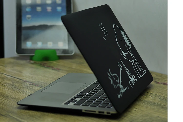 Protective Cover Matte Hard Case Cute Cartoon Design Carry Shell Coque for Macbook Air 11 13
