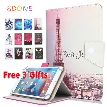 

Universal Cartoon Stand Case for BQ Aquaris M10 Ubuntu Edition/Tesla 2 W10/E10 10.1 Inch Tablet Cover + touch pen gifts