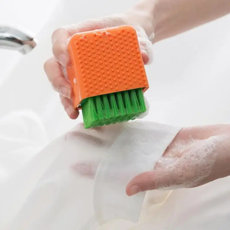 Household Silica Gel Laundry Brush Cleaning Brushes Pot Pan Easy to