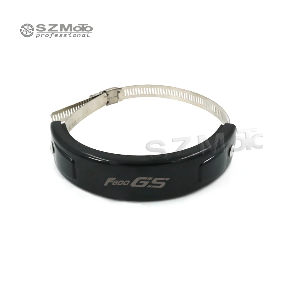 

For BMW F800GS F800 Silencer Round Oval Exhaust Protector Can Cover Aluminum Motorcycle Accessories 100MM-140MM Protect LOGO