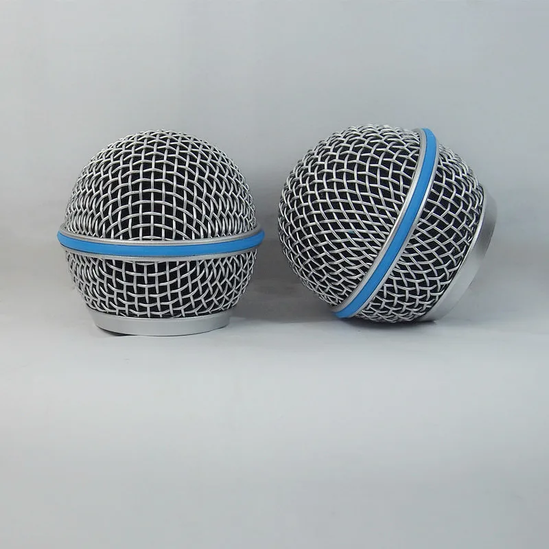 Finlemho экран для микрофона предметы из металлической сетки Чехлы 2 шт. лобовое стекло шаровой головкой гриль бета 58а для ручной микрофон беспроводной